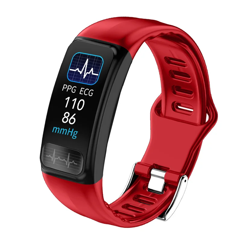 ECG P12 PPG SPO2 Inteligente Pulseira Banda