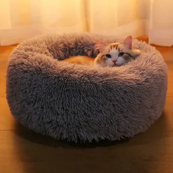 

Cat nest winter warmth four seasons winter large and small dogs lamb cashmere pet nest mat net red cat dog house MJ61101