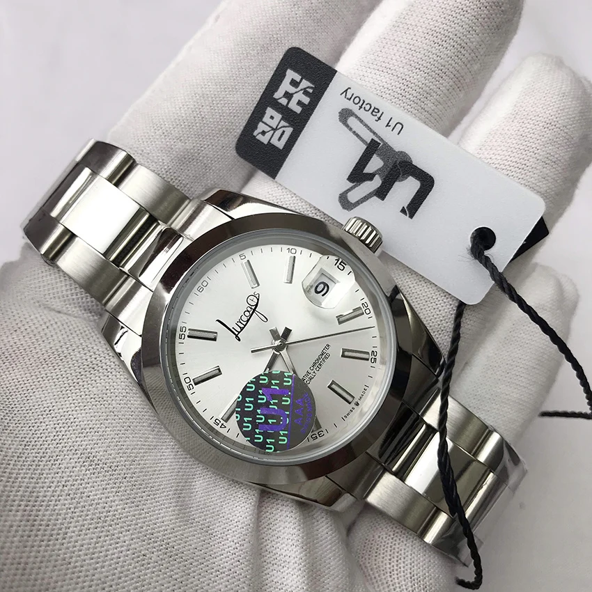 

2020 new datejust Men watch automatic silver Glide Smooth second hand watch luminous mechanical Watches