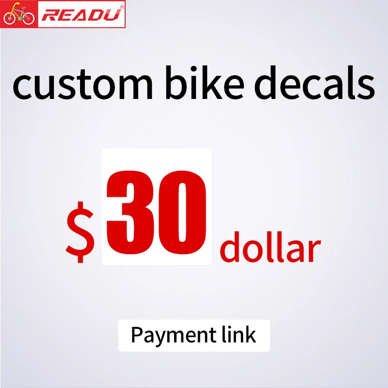 

Readu Bicycle stickers only payment link for your own picture custom you can take this order 30dollar