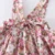 3шт Baby Girl Clothes Set Summer Newborn Infant Solid Color Romper Рябить Цветочное Платье Комбинезон Наряд Для Одежды Малыша