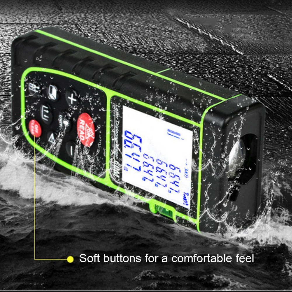 Laser Rangefinder distance meter 50m 60m 40m Laser Distance Meter Digital Laser Tape Range Finder Build Measure laser ruler