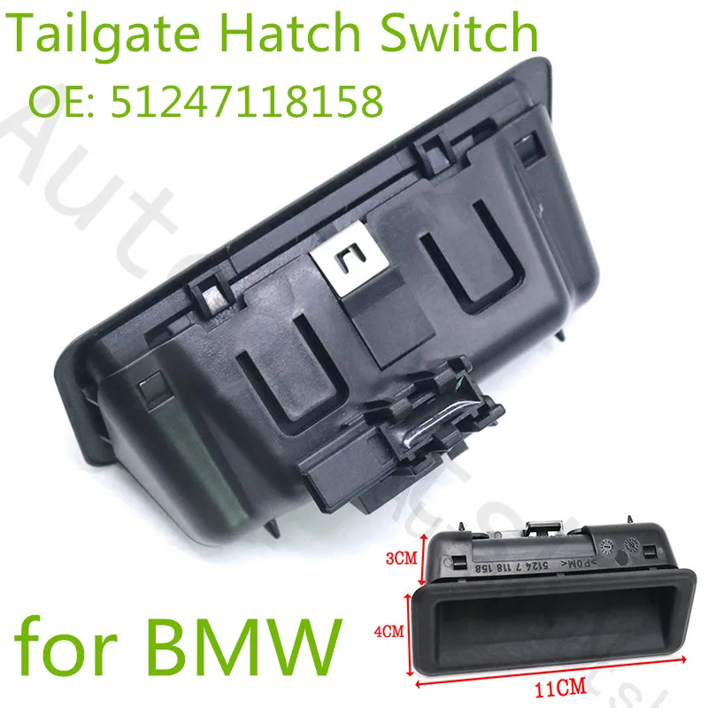 High Quality New Trunk Lock Tailgate Push Button Switch For Bmw E60 E61 E70 E71 E90 E91