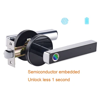 

Smart Touch Lock Handle Gate Door Locker Security Smart Semiconductor Fingerprint Door Handles Lock Fingerprint Door Lock