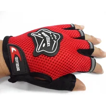 Bike-Gloves Cycling Half-Finger Children Anti-Slip Sports-Riding Breathable Kids 