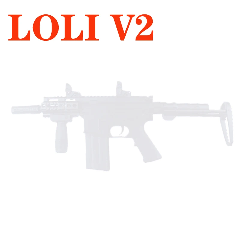 АК дядя обновленный гелевый бластер LOLI V2 нейлоновый и Металлический Игрушечный