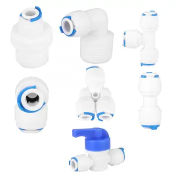 

Water Filter Parts PE Pipe Connector Joint for Water Purifier Water Filter Pipe Fittings