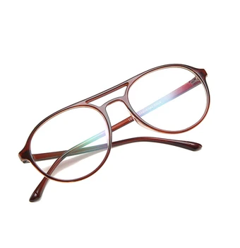 

Double Bridge Glasses Unisex Spectacle Frames Fashion Comfortable Eyeglasses Computer Eyewear Frames