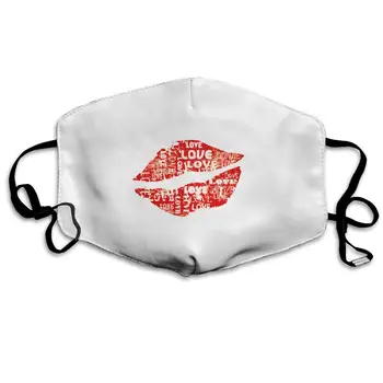 

Mouth Mask Printing Lips Print Masks - Breathable Adjustable Windproof Mouth-Muffle, Camping Running for Women and Men