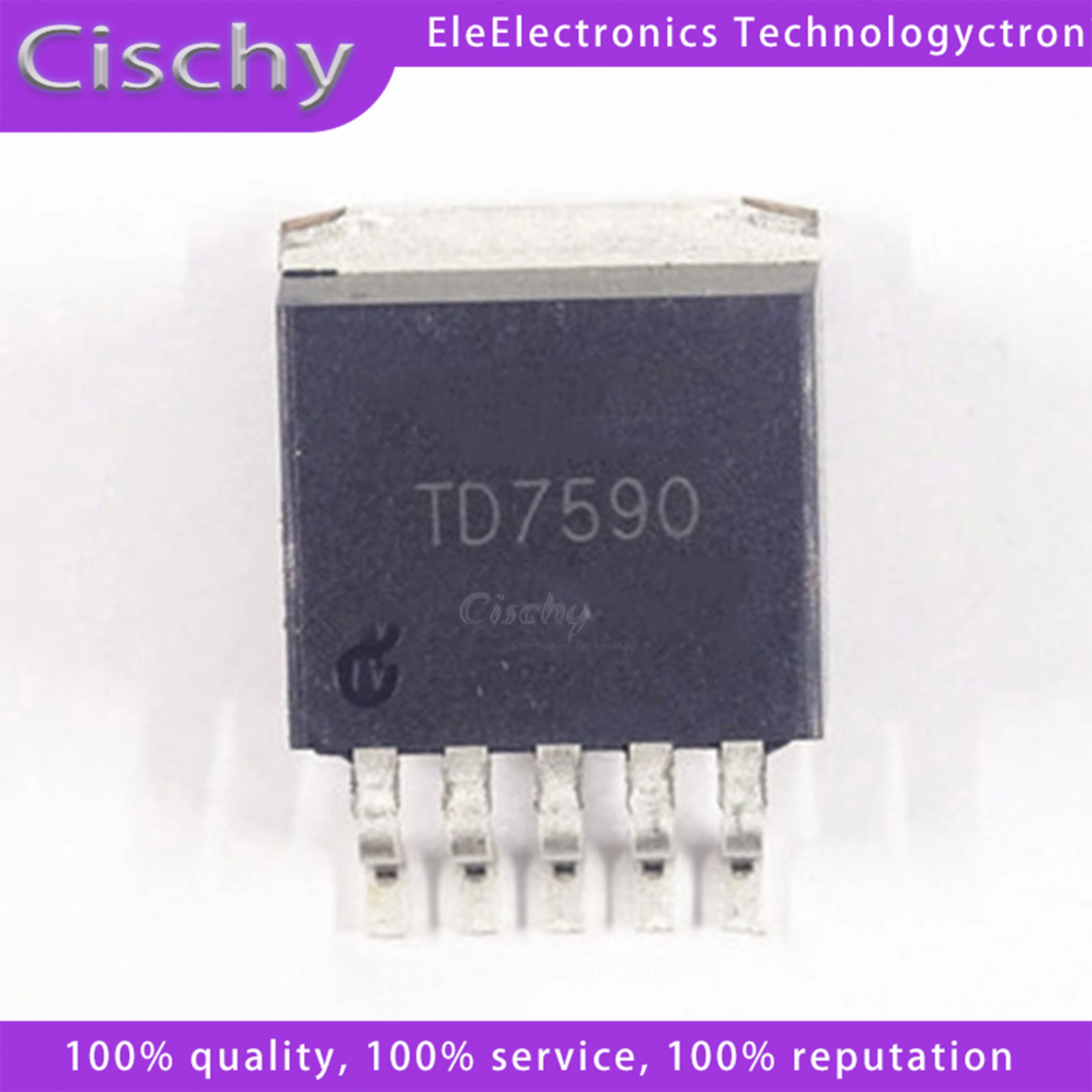 5Pcs Td7590 To-263 7590 To263 5A 240Khz 36V Pwm Buck Dc Dc Converter