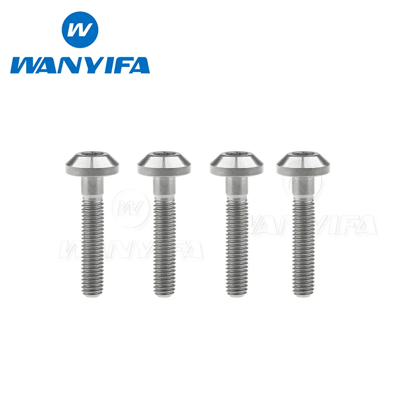 M8X30 titanium M8x15 20 25 30 35 40 мм Титан/Ti двигатель тормозной ротор болт мотоцикл винт M8 для KAWASAKI велосипедные болты - Цвет: M8X30 titanium