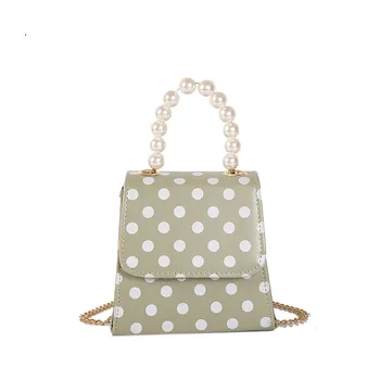 

Handbags Bags For Women Fashion One-Shoulder Small Pearl Square Handbag 2019 New Wild Messenger Crossbody Bags Bolsos #N