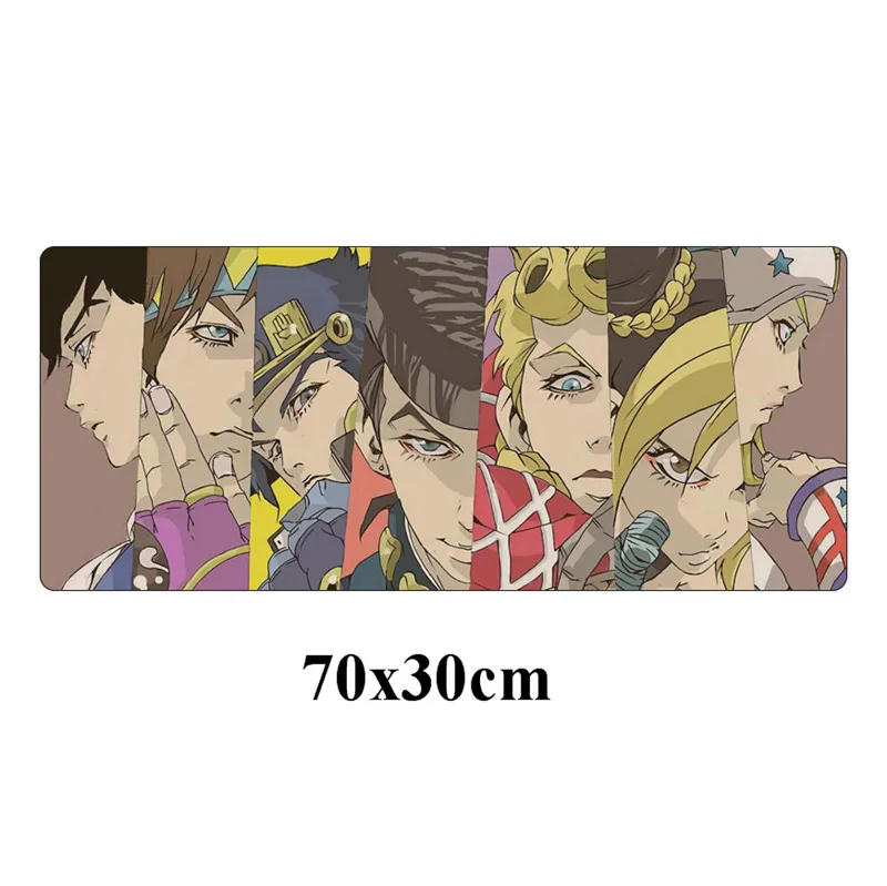 250x290x2mm SIANCS аниме Jojo Необычные Приключения игровой коврик для мыши ноутбук компьютер большой коврик для мыши фиксирующий край резиновый уникальный Настольный коврик - Цвет: 250x290x2mm