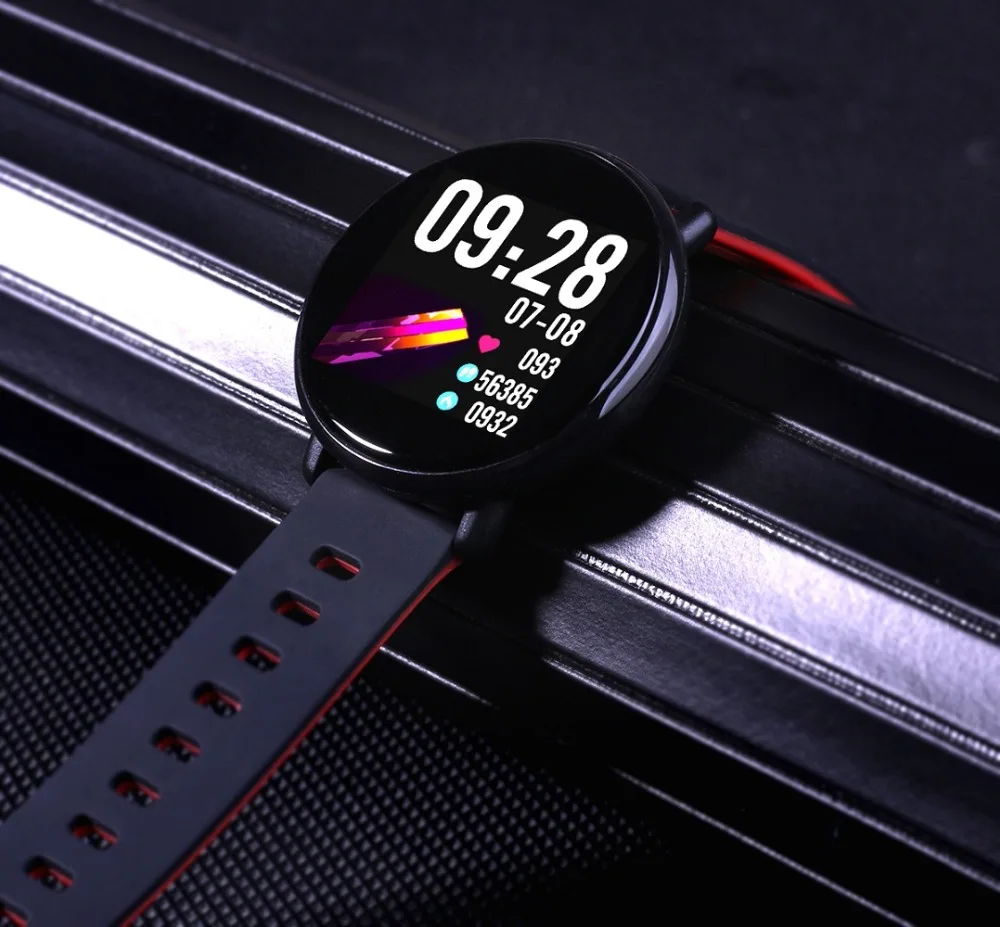 BINSSAW K1 Sports smartwatch Smart watch IP68 waterproof IPS Color Screen Heart rate monitor Fitness tracker  PK CF18 CF58 +BOX