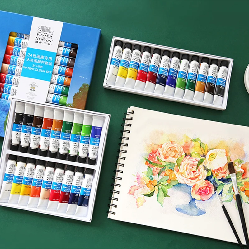 Winsor & newton プロの水彩絵の具,色,ml,アーティスト用の水彩絵の具,滑らかで細かい