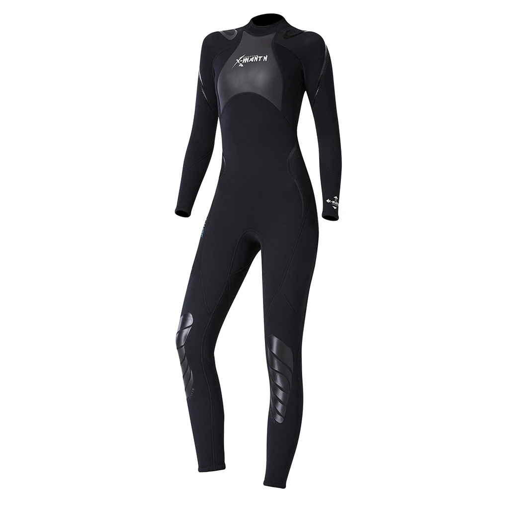 3mm Neoprene Wetsuit, Women Full Suit Scuba Diving Surfing Swimming Thermal Swimsuit Rash Guard - Various Sizes