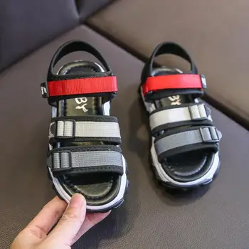 

Size 26-36 New Summer Children Sandals Boys Beach Sandals Baby Open Toe Sandals Kids Student Home Casual Shoes