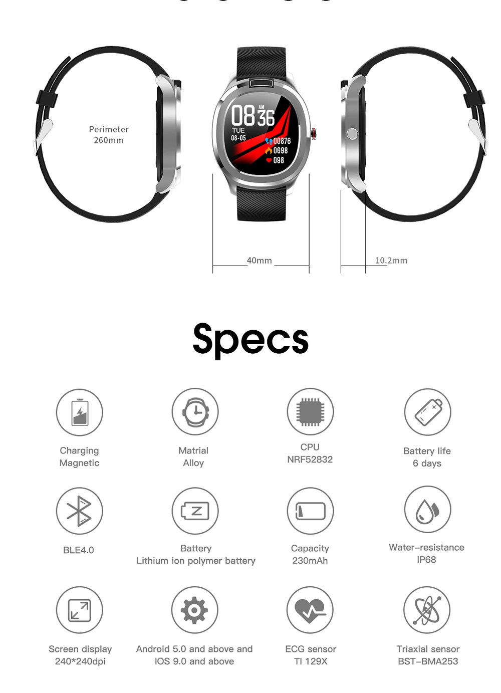 Body temperature smart watch_16