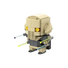 

MOC Space Wars Brickheadz Character Generals Model Building Blocks Kit Cute Mini Figure Bricks Toy For Children Birthday Gifts