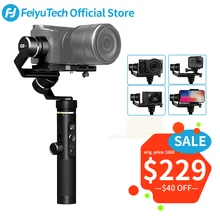 FeiyuTech G6 Plus Camera Gimbal Handheld Stabilizer for Smartphone Gopro Hero 7 6 5 Sony RX0 Samsung s8 800g Payload Feiyu G6P feiyutech feiyu g6 plus 3 axis handheld gimbal stabilizer for mirrorless camera pocket camera gopro smartphone payload 800g