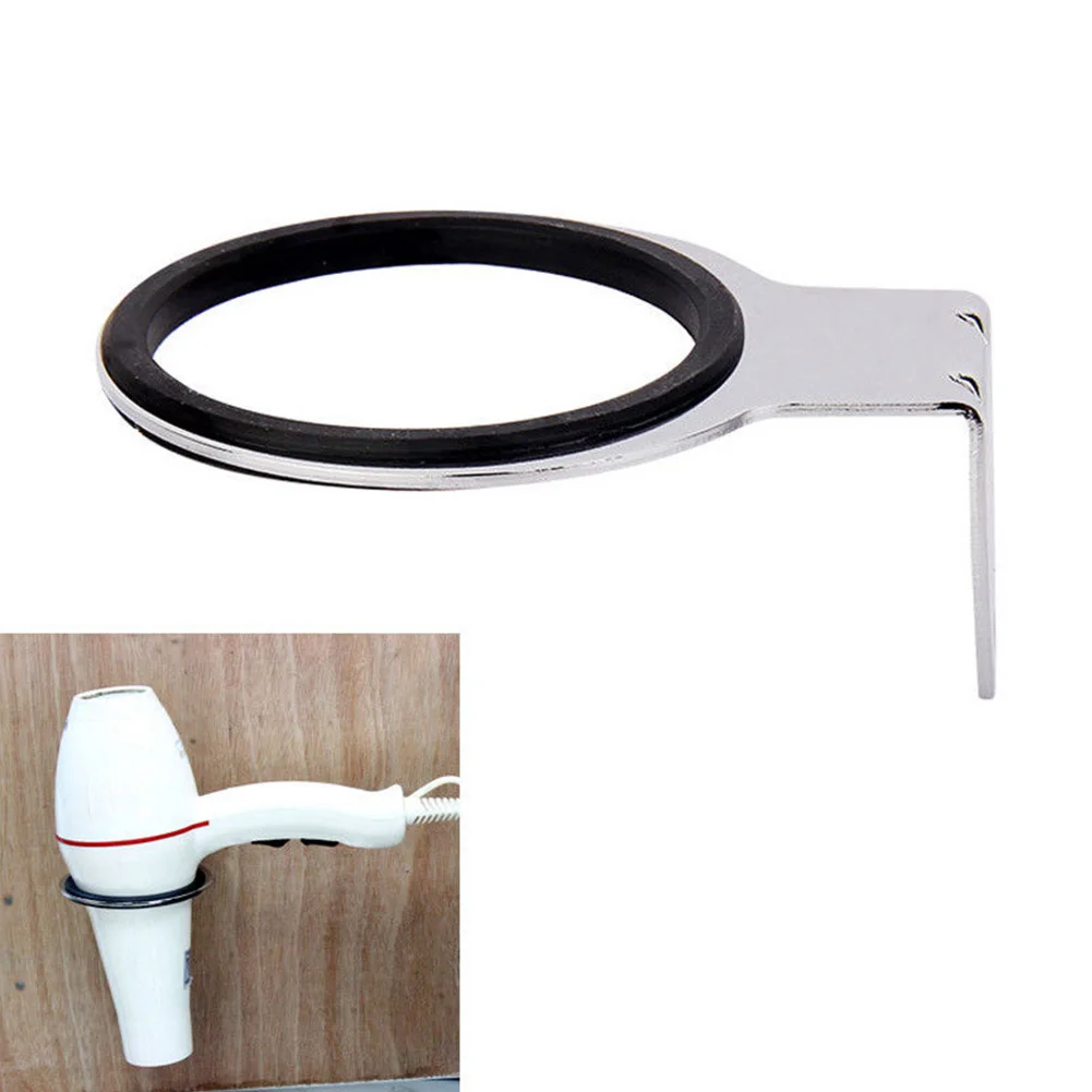 Storage Holder Stainless Steel Space Save Shelf Support Wall Mounted Hairdryer Organizer Hair Dryer Rack Stand