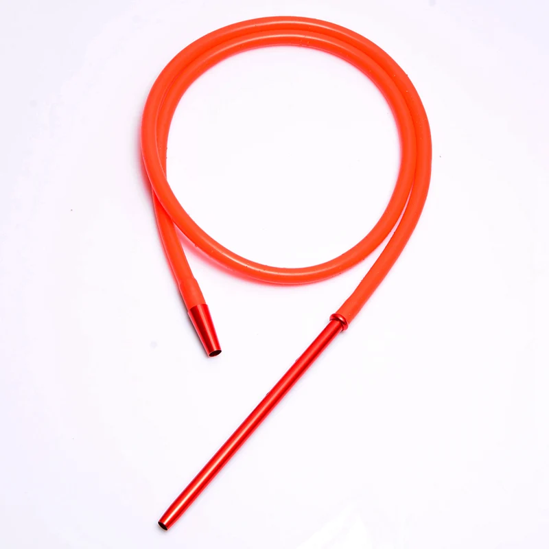 Red 1,7 м силиконовая трубка для кальяна, кальяна, шланг наргиле с алюминиевым стержнем Tuyau Chicha Sheesha Sisha, аксессуары для труб - Цвет: Red