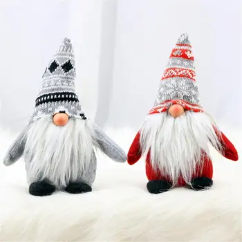 

Christmas Doll Children Gifts Home Decorations Navidad Flannel Santa Claus Ornaments Dwarf Ideal Gifts Home Decor