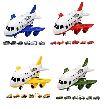 

Inertia Children's Gift Airplane Toy Large Storage with Alloy Truck