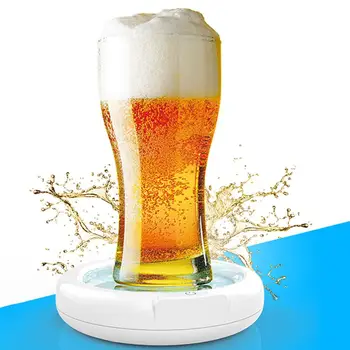 

Beer Bubbler Household Supersonic Foaming Machine Portable Beer Foam Maker Sonic Foamer for Ice Beer Camping Beer