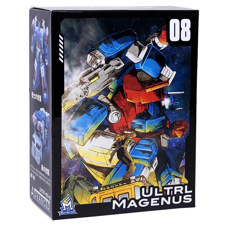 Трансформация G1 Ultra Magnus Commander MFT MF-08 MF08 Pocket War KO фигурка робота для мальчиков коллекция игрушек - Цвет: with retail box