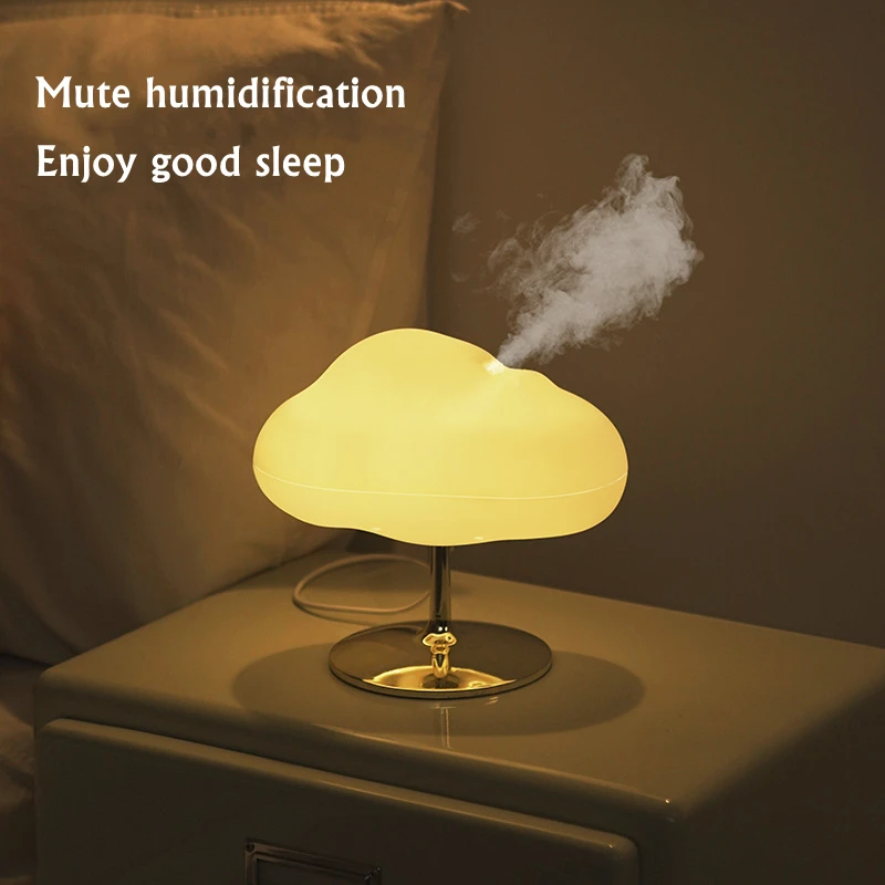 

DC5V Cloud Aromatherapy Essential Oil Diffuser Ultrasonic Air Humidifier with Colorful LED Table Lamp For Home Mist Maker Fogger