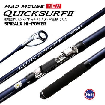BEST DEAL ❤️ MADMOUSE 2020 NEW Model QUICK SURF Japan Quality Full Fuji Surf Rod 4.25M 46T high-carbon 3 Sections BX Surf casting rods - discount item 51% OFF Sports & Entertainment