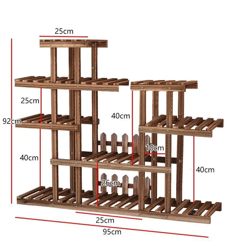 Number 5 Escalera Decorativa Madera Etagere Pour Plante деревянный стол плантенреккен открытый Dekoration завод стеллаж балкон полка цветок стенд - Цвет: Number 5