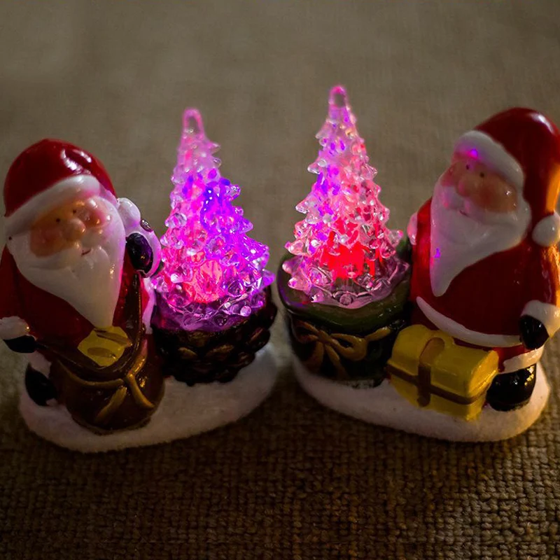 

Creative Santa Claus Ceramics Props Christmas Decorations Hotel Christmas Light Celebration Window Display Desktop Party Decor