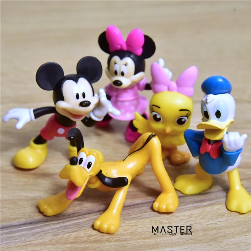 5piece 5 6cm Mickey And His Friends Mickey Mouse Donald Duck And Pluto