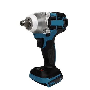 

PRACMANU 18V Electric Brushless Impact Wrench Rechargeable 1/2 Socket Wrench Power Tool Cordless Without Battery&accessories
