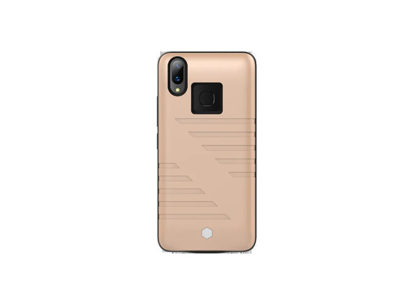 Модный портативный блок питания, крышка для зарядки, крышка для Vivo Y85, чехол для аккумулятора, 5000 мАч, чехол для зарядного устройства - Цвет: Gold