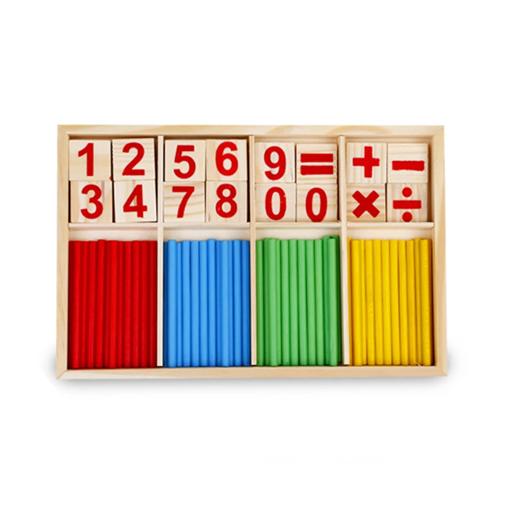Деревянные палочки, красная объемная точка, парафиновый принтер gelli(строительные блоки карточки с номерами измерительный стержень с коробкой игрушка montessori Математика раннее образовательное обучение арифметическая палочка