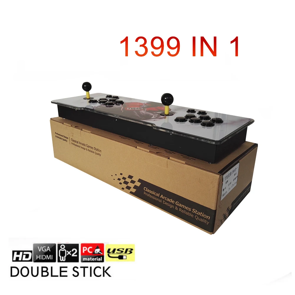 

1388 in 1 Pandora's Box 6s Retro Video Games Double Stick Arcade Console Light
