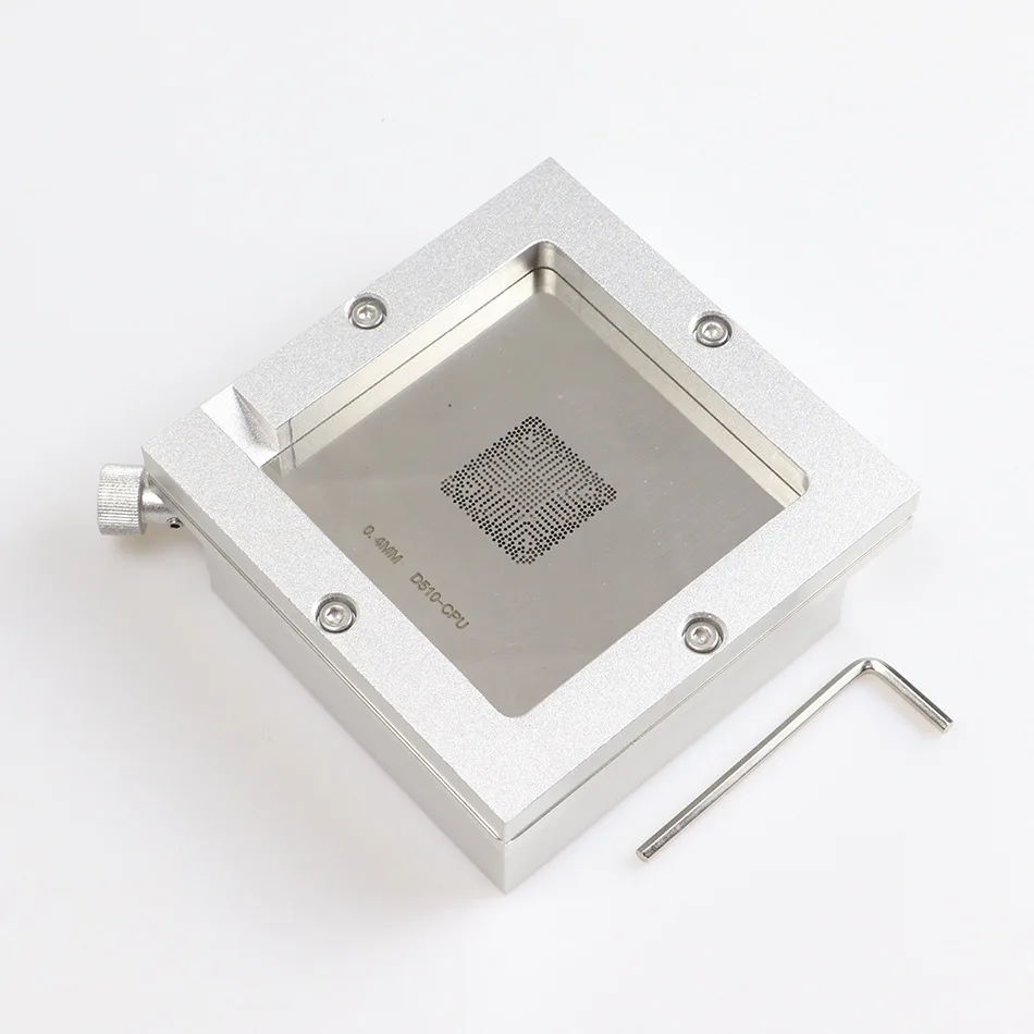 Reballing Stencils Soldering Station Soldering Tool Welding Tool 90x90mm Aluminium BGA Reballing Station Stencils Template Holder Fixture BGA PCB Chips Solder Ball Rework Repair Jig