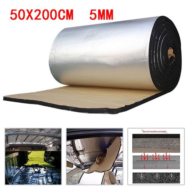 Sound Deadener Mat Noise Bonnet Insulation Deadening for Hood Engine Sticker