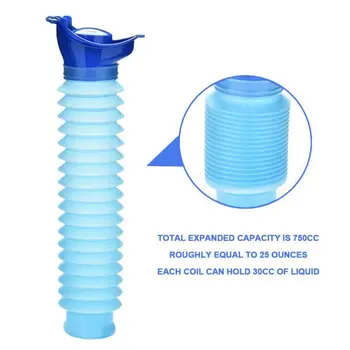 

750ML 1pcs Universal Reusable Car Emergency Urinal Tool Outdoor Portable Mini Toilet For Travel Camp Hiking
