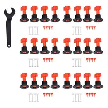 24 шт нивелировщик для плитки настенное выравнивание система обнаружения Разделитель с балансом Пузырьковые инструменты