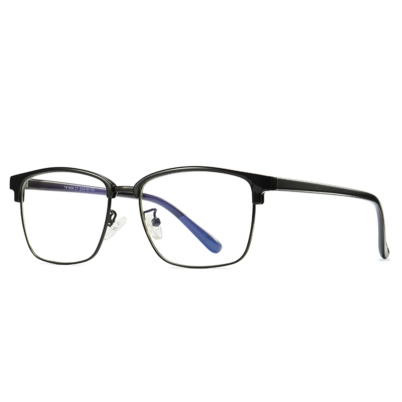 C1 Black black YASANDO компьютерные очки, анти-синий светильник, блокирующий фильтр, уменьшает цифровое напряжение глаз, прозрачные обычные игровые очки TR90 - Цвет оправы: C1 Black black