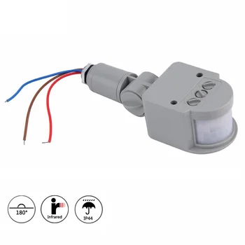 

Professional Home AC 220V IR Motion Sensor Light Switch Outdoor Automatic Infrared PIR Motion Sensor Switch With LED Light