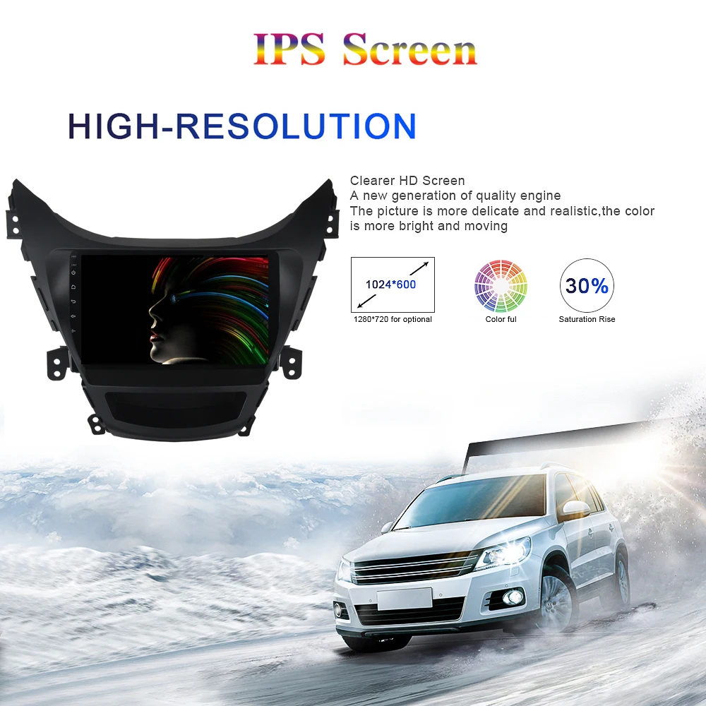 Android 9,0 2 Din gps для hyundai Elantra I35 Avante 2010 2011 2013 автомобильный радиоприемник PX6 DSP ips HDMI 4 Гб+ 64 Гб RDS Wi-Fi USB карта БТ