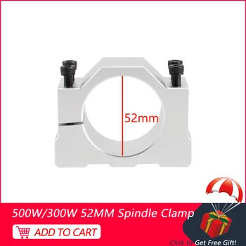 

CNC 52mm Spindle Motor Bracket Spindle Clamp Aluminum Mold 52mm Mounting Clamp with 4 Screws for Engraver Spindle Milling Machin