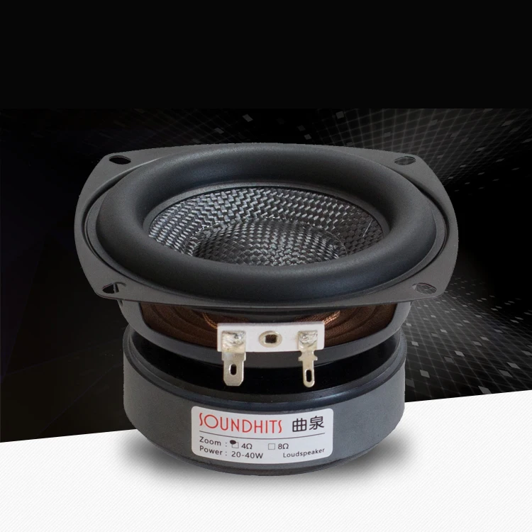 Grande Unidade Magnética Subwoofer Speaker Fibra de Vidro Bacia Tecida Alto-falante Graves Profundos Hifi 4ohm 40w 4 - Image 3