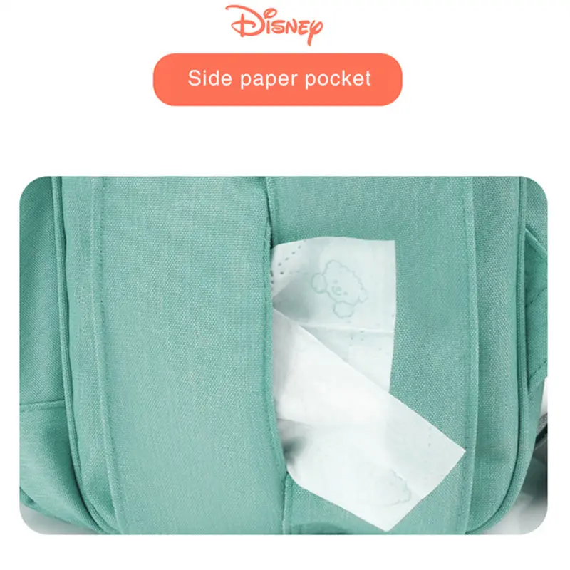 Disney Mommy сумка для подгузников большой емкости путешествия рюкзак для подгузников с анти-потери молнии детская сумка для прогулки с ребенком Прямая поставка DS8011