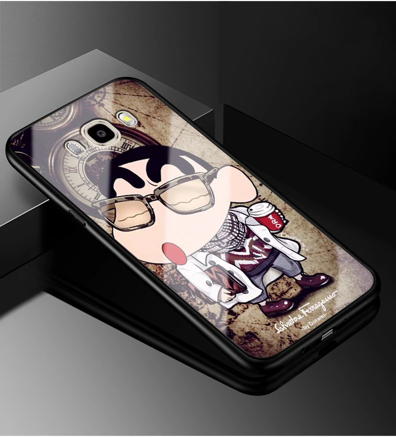 Для samsung J7 чехол из закаленного стекла задняя крышка для samsung Galaxy J7 чехол для телефона SM-J710FN J710 J 7 Мягкий Бампер j710f - Цвет: 38